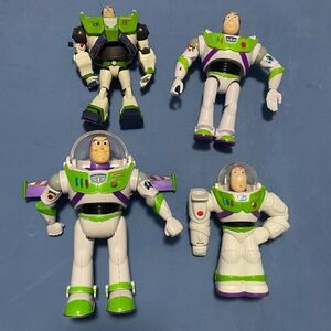 Disney & Pixar Toy Story Buzz Lightyear Action Figure Lot – 4 Figures
